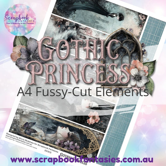 Gothic Princess A4 Colour Fussy-Cut Elements - Bookmarks 2 250205