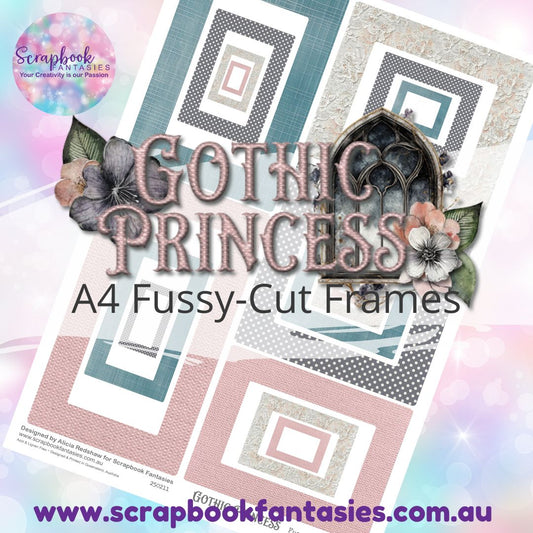 Gothic Princess A4 Colour Fussy-Cut Frames 1 250211