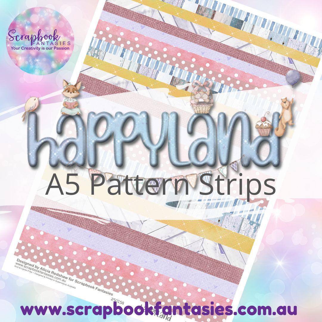 Happyland A5 Colour Pattern Strips - 2 250158