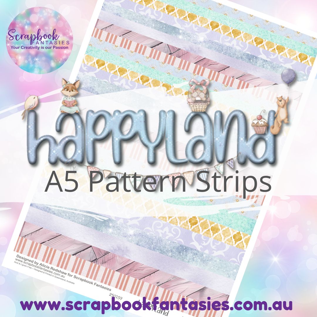 Happyland A5 Colour Pattern Strips - 3 250159