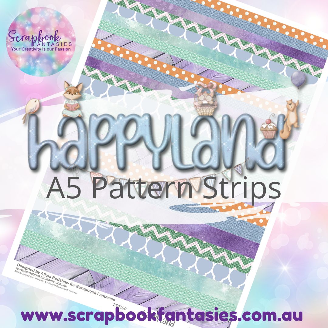 Happyland A5 Colour Pattern Strips - 4 250160