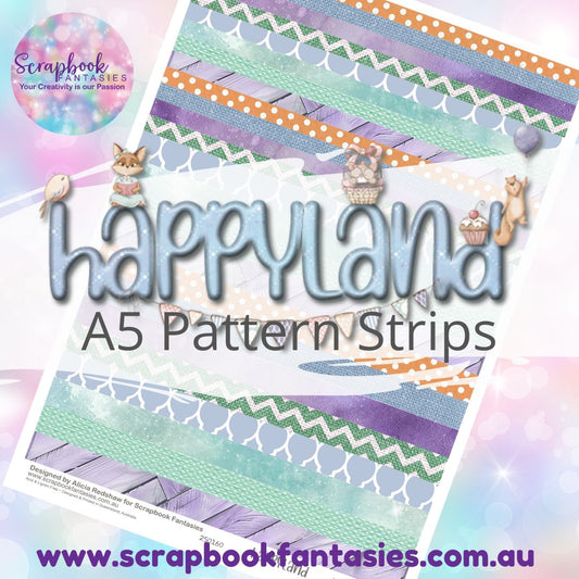 Happyland A5 Colour Pattern Strips - 4 250160