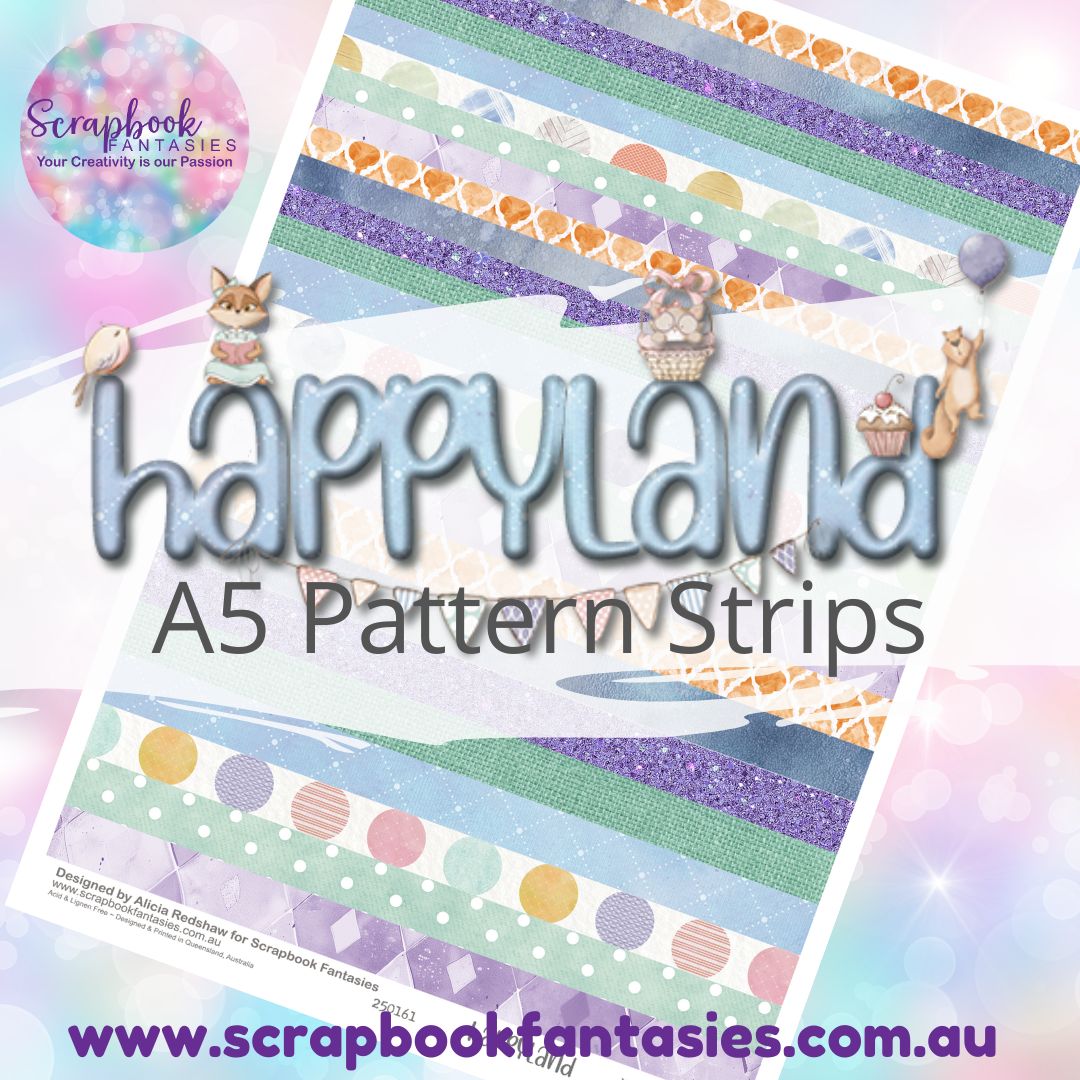 Happyland A5 Colour Pattern Strips - 5 250161