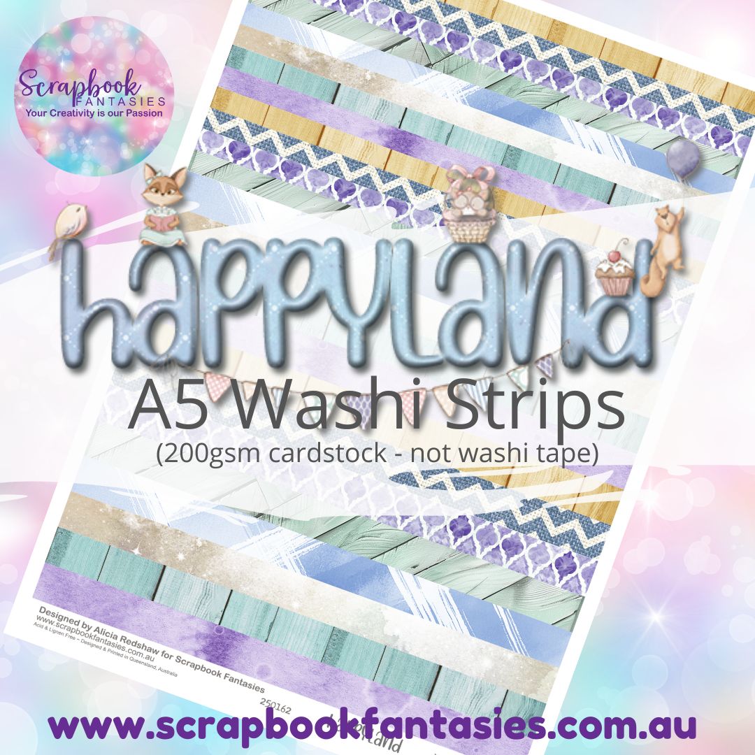 Happyland A5 Colour Pattern Strips - 6 250162