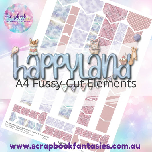 Happyland A4 Colour Fussy-Cut Elements - Flags & Banners 2 250172