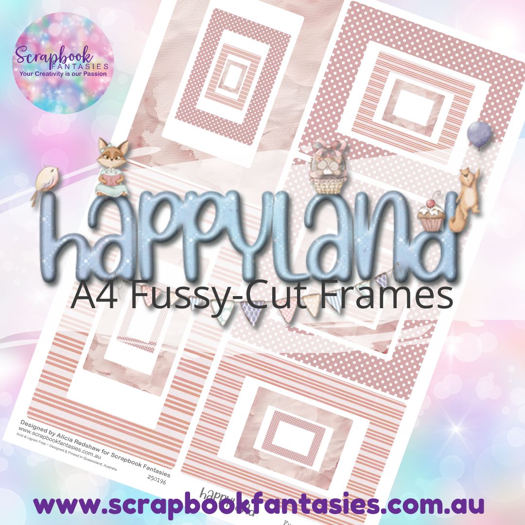 Happyland A4 Colour Fussy-Cut Frames 15 250196