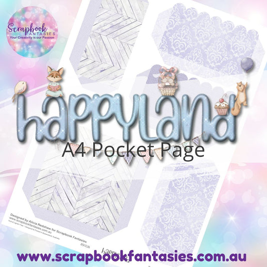 Happyland A4 Colour Pocket Page - Rectangles & Square 3 250136