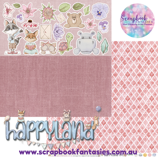 Happyland 12x12 Double-Sided Patterned Paper 4 - 250104