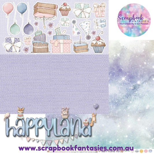 Happyland 12x12 Double-Sided Patterned Paper 5 - 250105