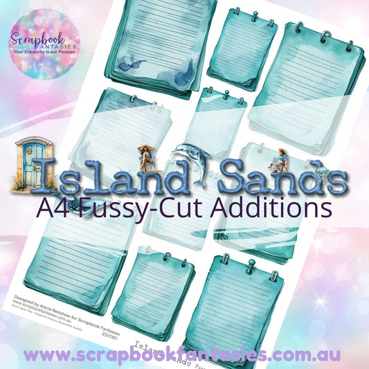 Island Sands A4 Colour Fussy-Cut Additions - Notepads 250080