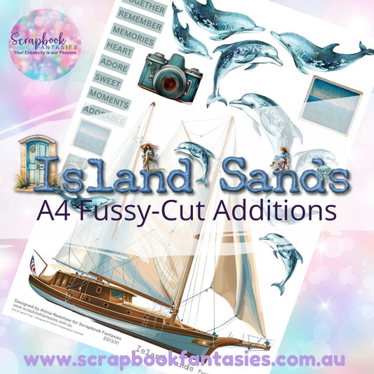 Island Sands A4 Colour Fussy-Cut Additions - Sailing Boat 250100S