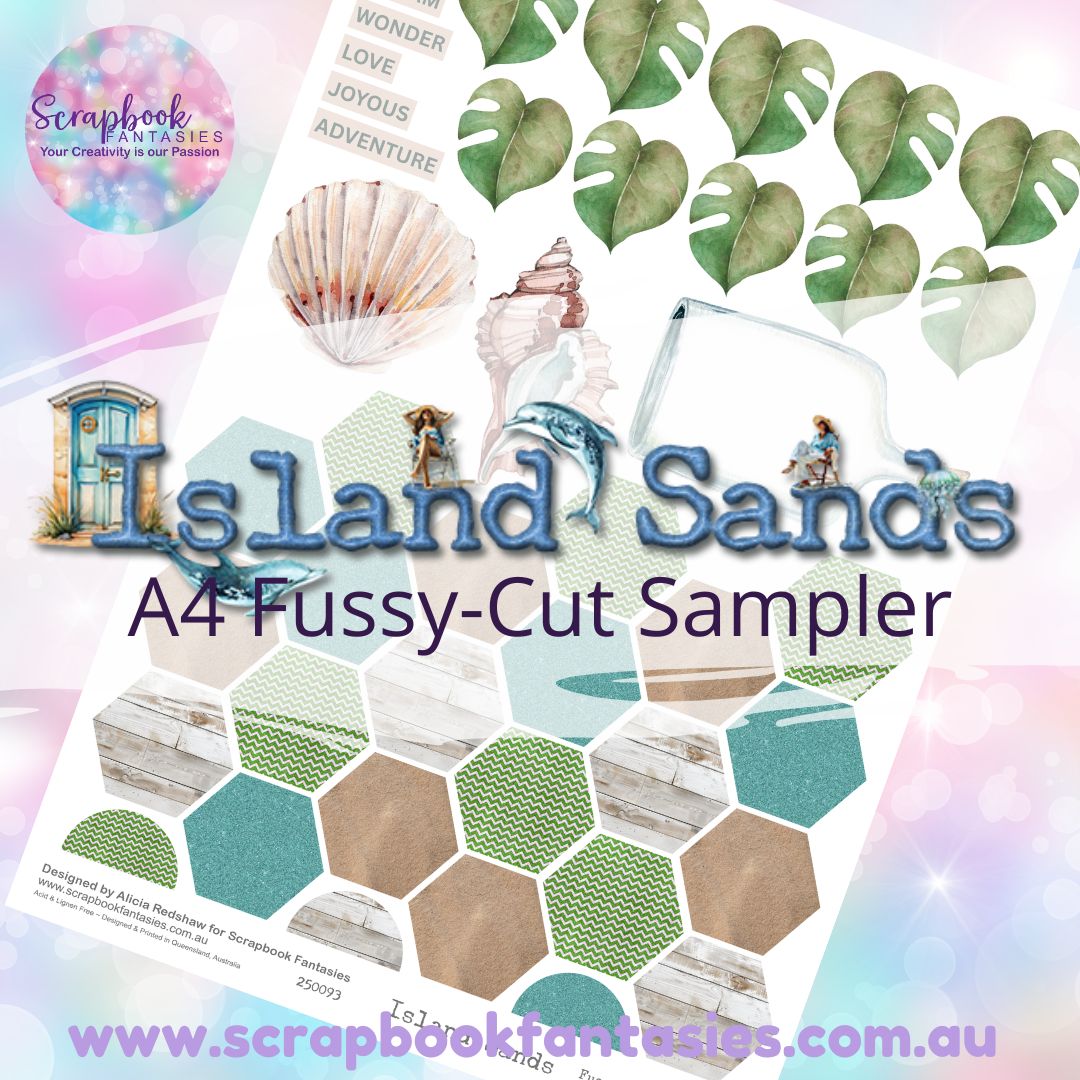 Island Sands A4 Colour Fussy-Cut Sampler 5 - 250093