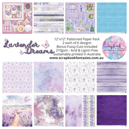 Lavender Dreams 12x12 Double-Sided Patterned Paper Pack - 532400