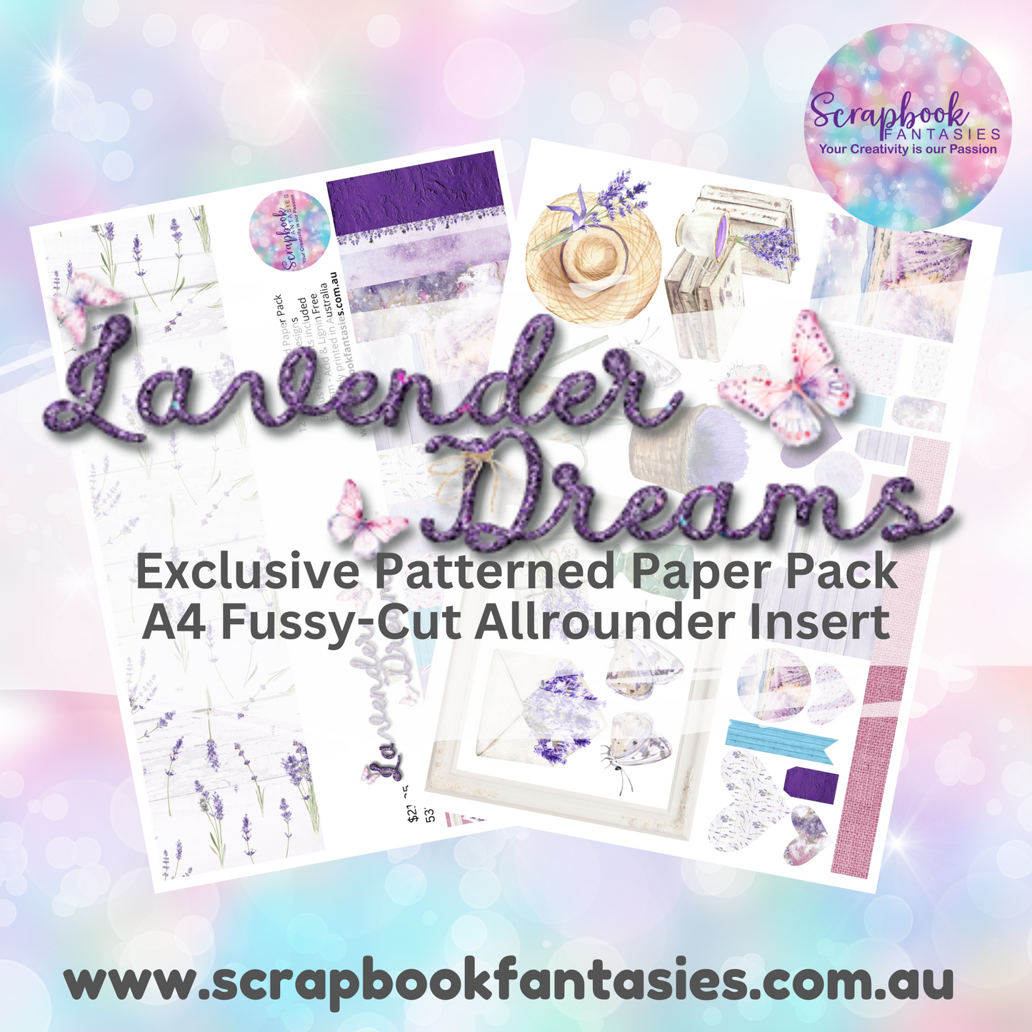 Lavender Dreams 12x12 Double-Sided Patterned Paper Pack - 532400