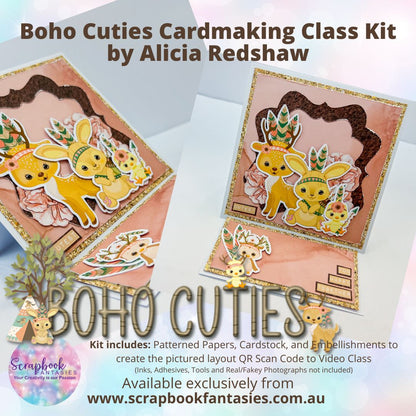 Boho Cuties Cardmaking Class Kit - Little People Super Weekend Class 1 - Friday 12 July 2024