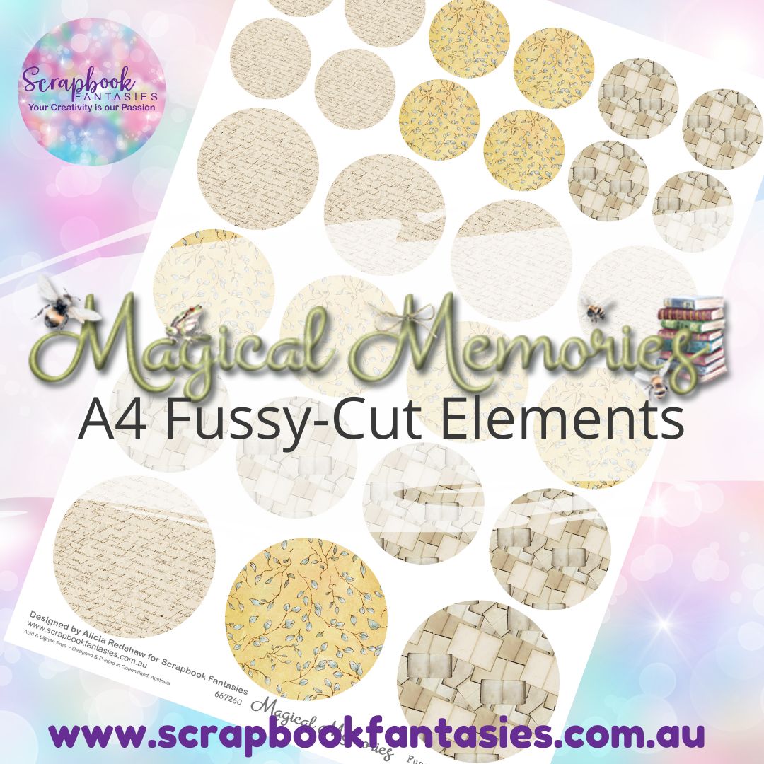 Magical Memories A4 Colour Fussy-Cut Elements - Circles 2 667260