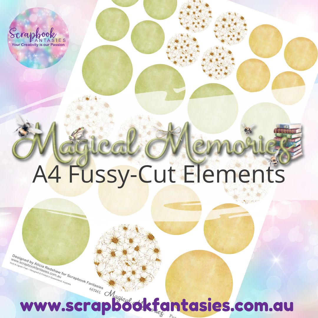 Magical Memories A4 Colour Fussy-Cut Elements - Circles 3 667261