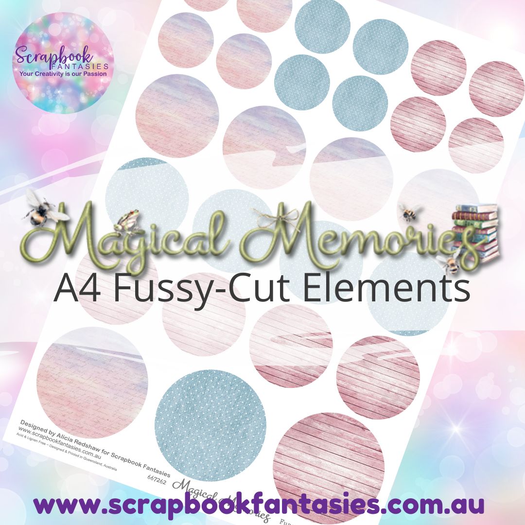 Magical Memories A4 Colour Fussy-Cut Elements - Circles 4 667262