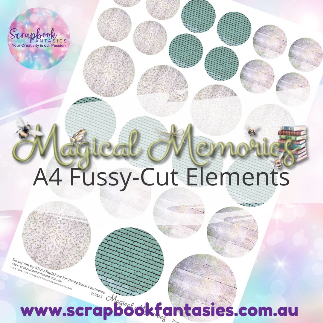 Magical Memories A4 Colour Fussy-Cut Elements - Circles 5 667263