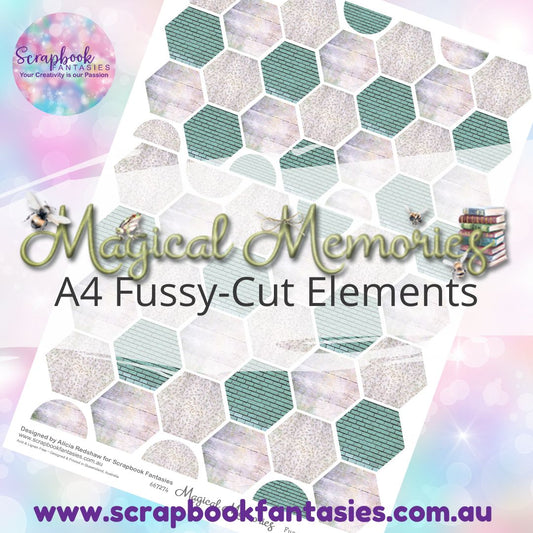 Magical Memories A4 Colour Fussy-Cut Elements - Hexagons 3 667274