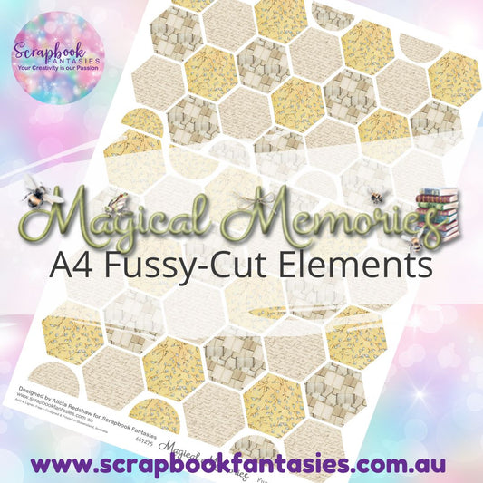 Magical Memories A4 Colour Fussy-Cut Elements - Hexagons 4 667275