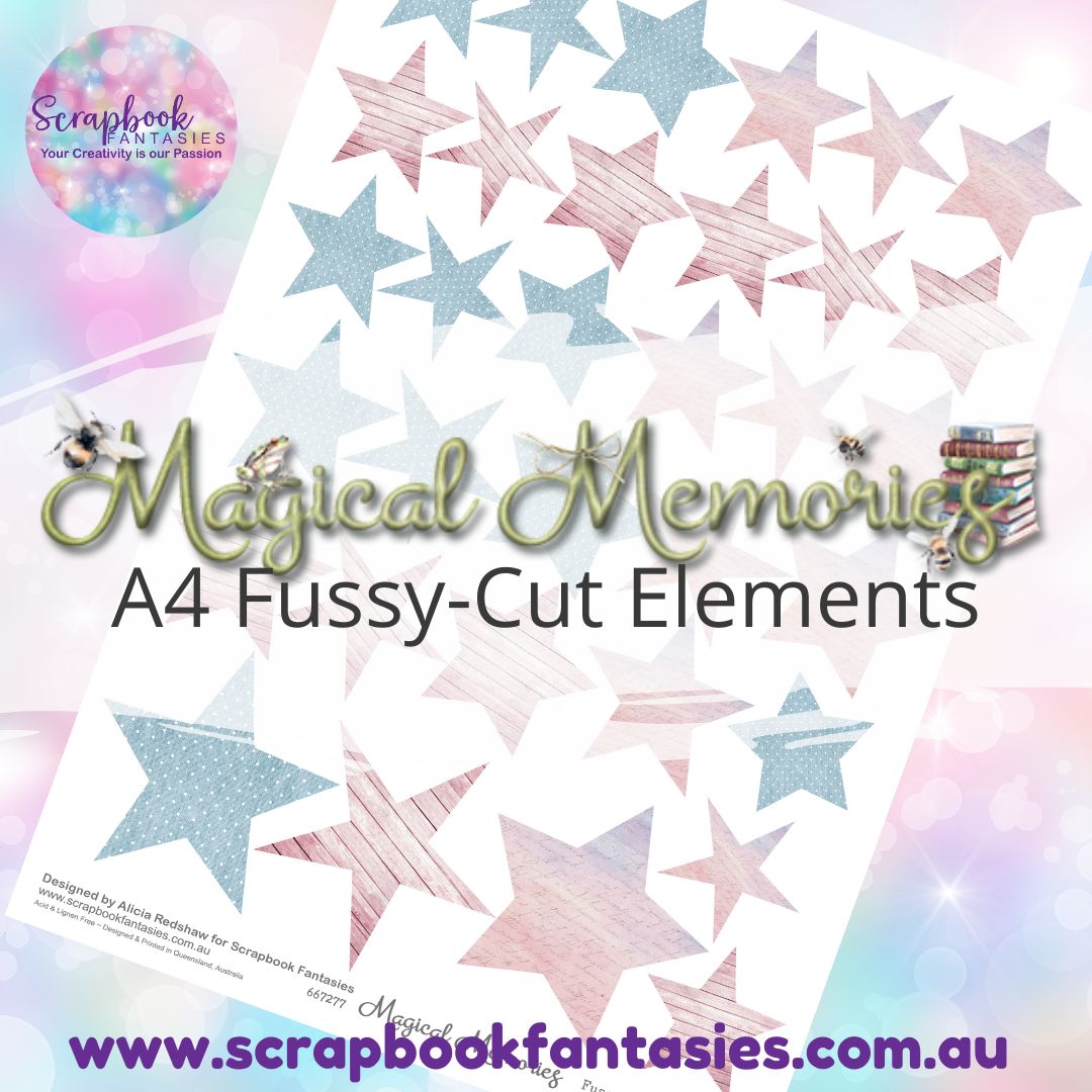 Magical Memories A4 Colour Fussy-Cut Elements - Stars 2 667277