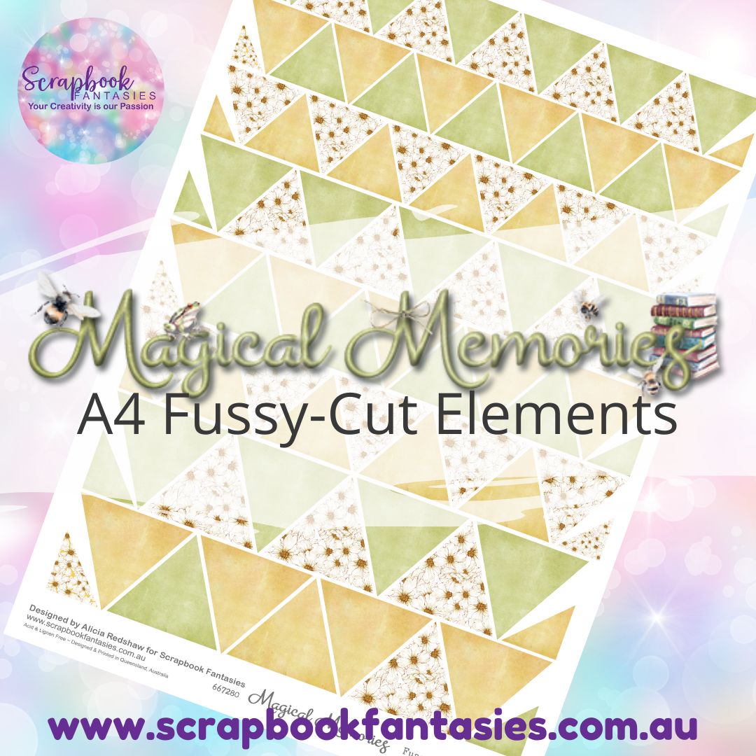 Magical Memories A4 Colour Fussy-Cut Elements - Triangles 1 667280