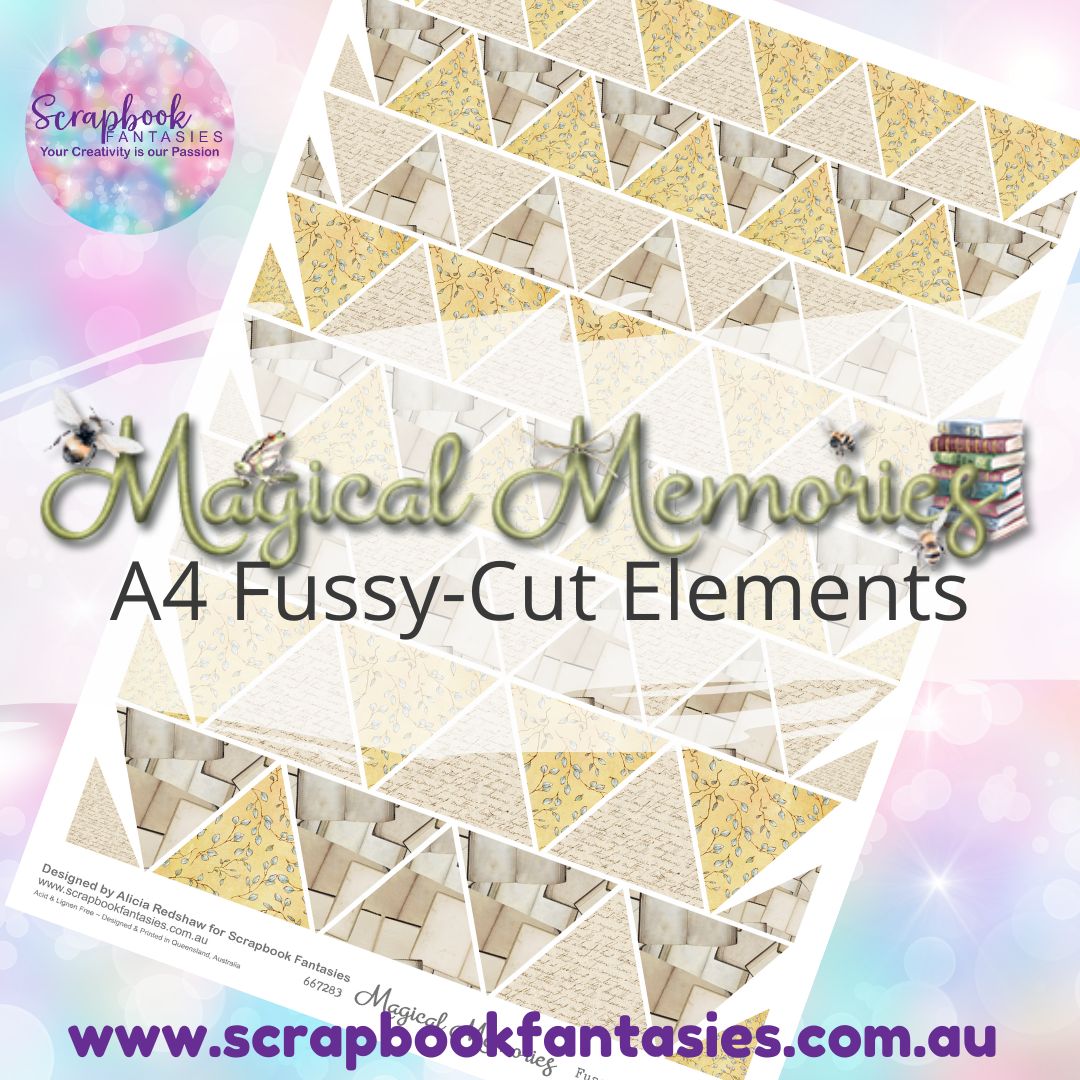 Magical Memories A4 Colour Fussy-Cut Elements - Triangles 4 667283