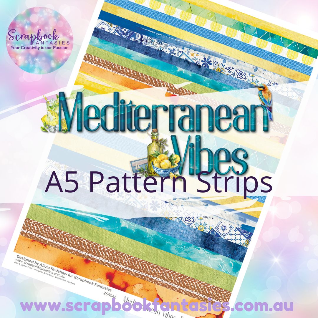 Mediterranean Vibes A5 Colour Pattern Strips 265046