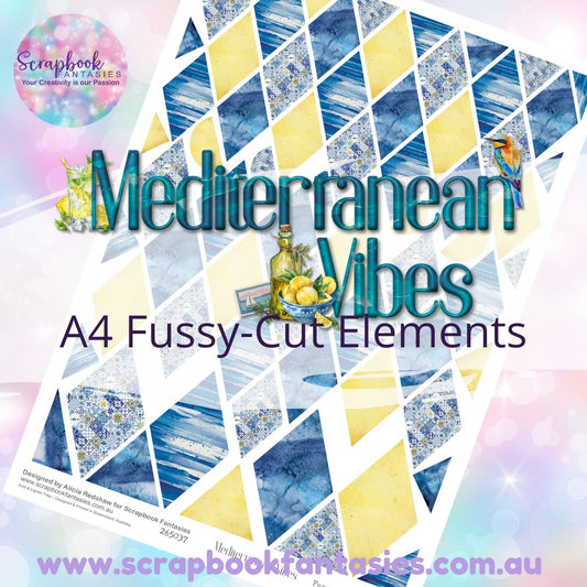 Mediterranean Vibes A4 Colour Fussy-Cut Elements - Diamonds 1 265037