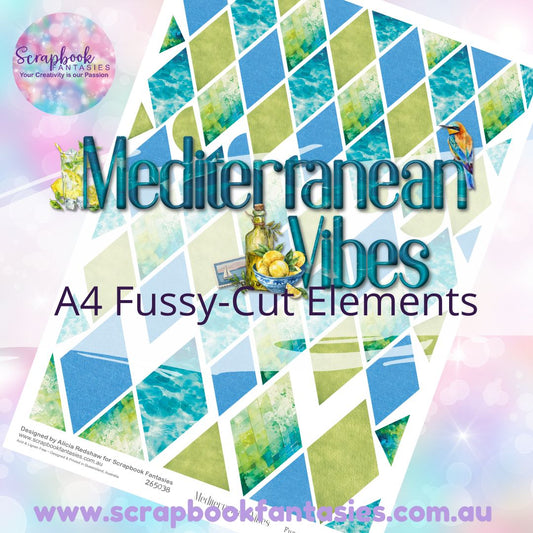 Mediterranean Vibes A4 Colour Fussy-Cut Elements - Diamonds 2 265038