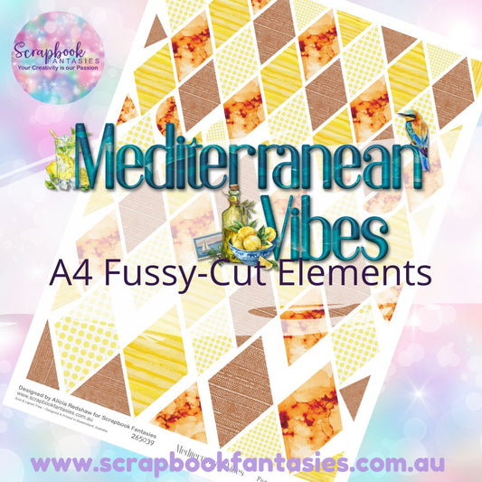 Mediterranean Vibes A4 Colour Fussy-Cut Elements - Diamonds 3 265039