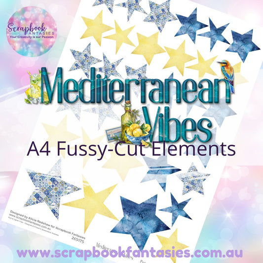 Mediterranean Vibes A4 Colour Fussy-Cut Elements - Stars 1 265075