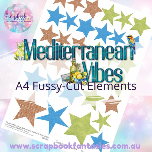 Mediterranean Vibes A4 Colour Fussy-Cut Elements - Stars 2 265076