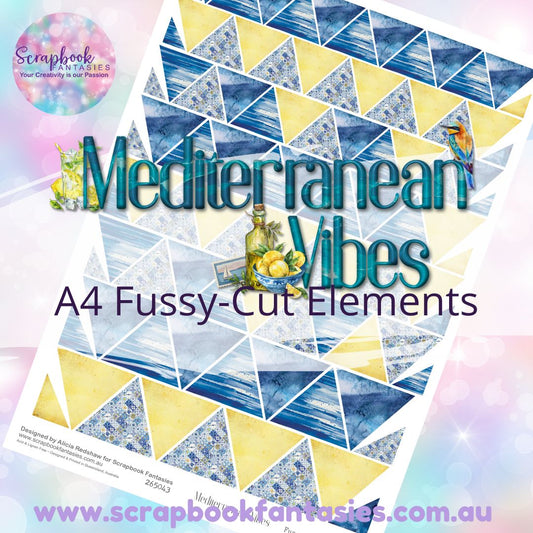 Mediterranean Vibes A4 Colour Fussy-Cut Elements - Triangles 1 265043