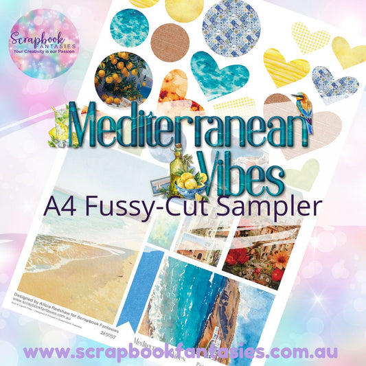 Mediterranean Vibes A4 Colour Fussy-Cut Sampler 1 - 265057