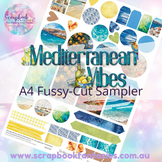 Mediterranean Vibes A4 Colour Fussy-Cut Sampler 2 - 265058