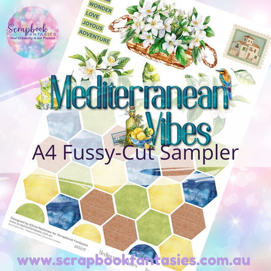 Mediterranean Vibes A4 Colour Fussy-Cut Sampler 3 - 265107
