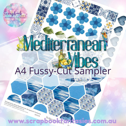 Mediterranean Vibes A4 Colour Fussy-Cut Sampler 4 - 265108