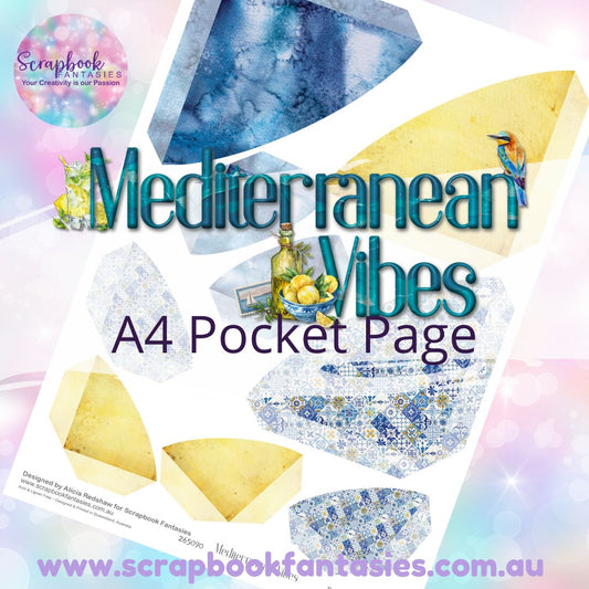 Mediterranean Vibes A4 Colour Pocket Page - Rounded Corners 1 265090