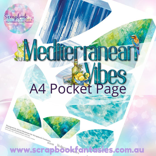 Mediterranean Vibes A4 Colour Pocket Page - Rounded Corners 3 265092