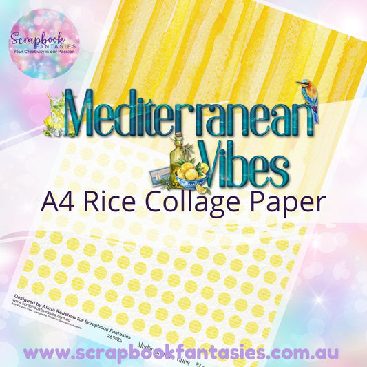 Mediterranean Vibes A4 Rice Collage Paper - Halves 3 265024