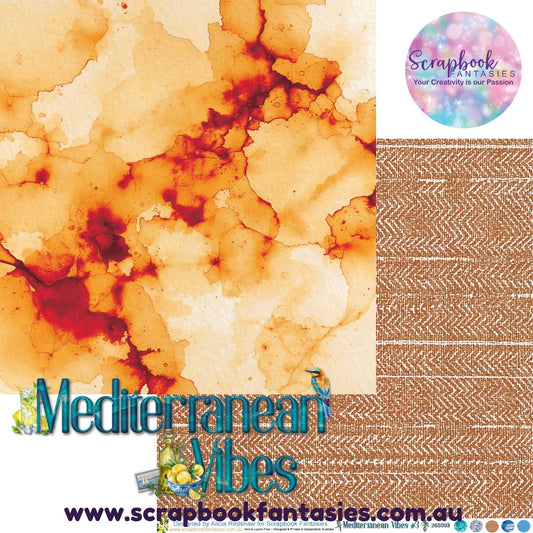 Mediterranean Vibes 12x12 Double-Sided Patterned Paper 3 - 265003