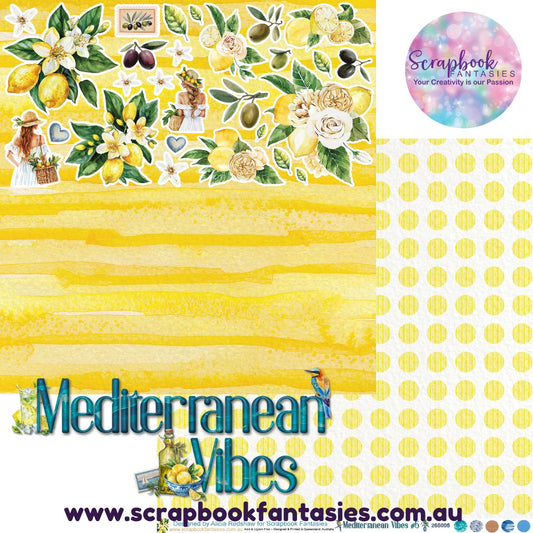 Mediterranean Vibes 12x12 Double-Sided Patterned Paper 5 - 265005