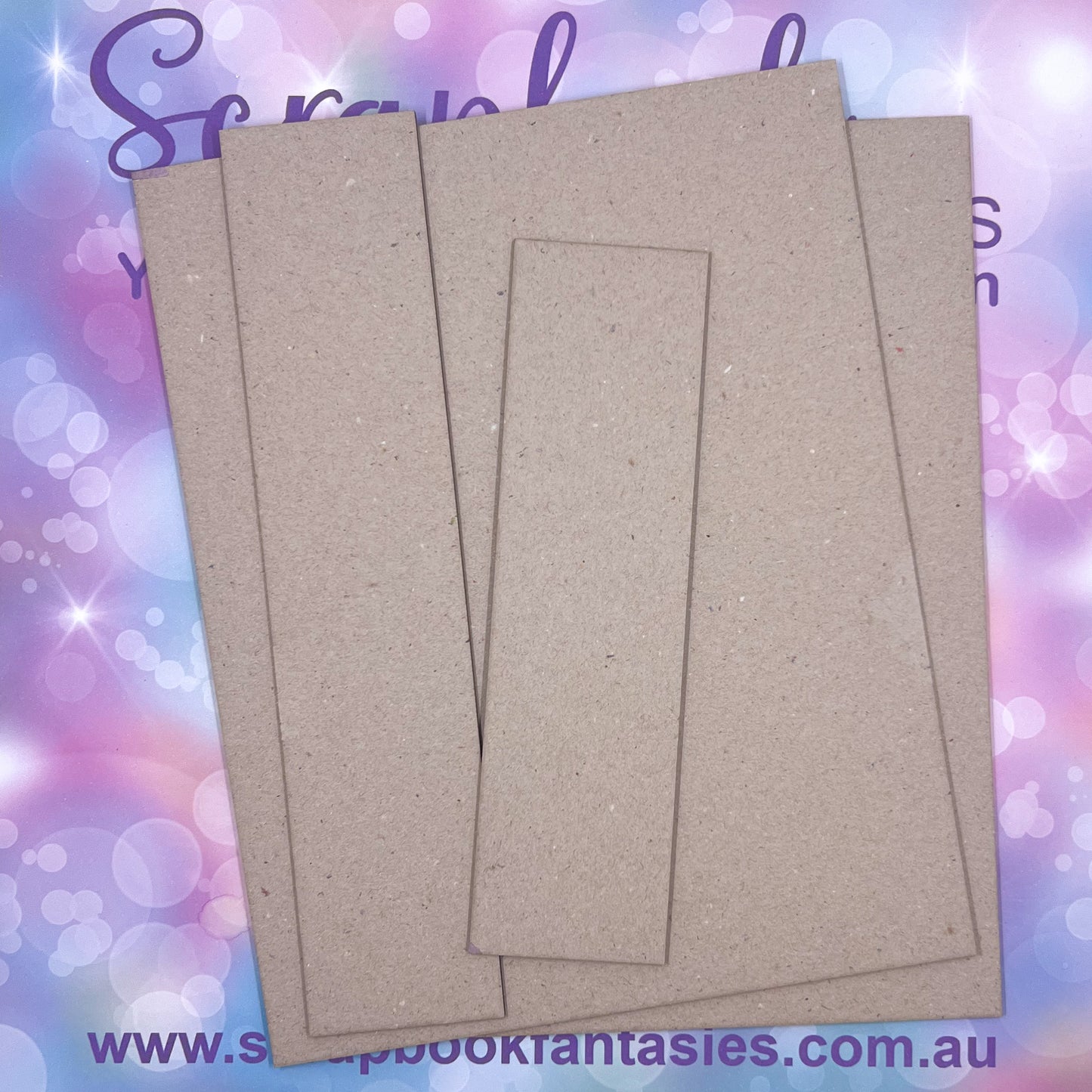 Mini-Book Cover Set - 7.25"x9.25" + 2" spines (4 pieces) High-quality 1.8mm Chipboard mb725925