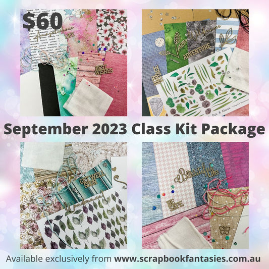Class Kits Package - Live Classes September 2023 with Alicia Redshaw (Weeks 36, 37, 38 & 39)