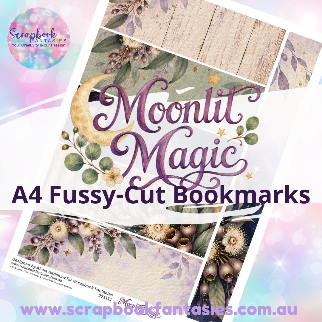 Moonlit Magic A4 Colour Fussy-Cut Elements - Bookmarks 1 271111