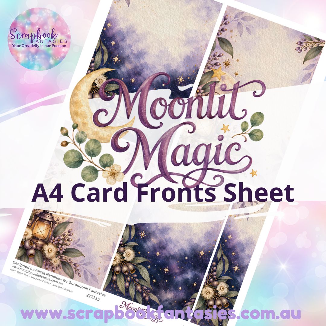 Moonlit Magic A4 Card Fronts Sheet 4 271115