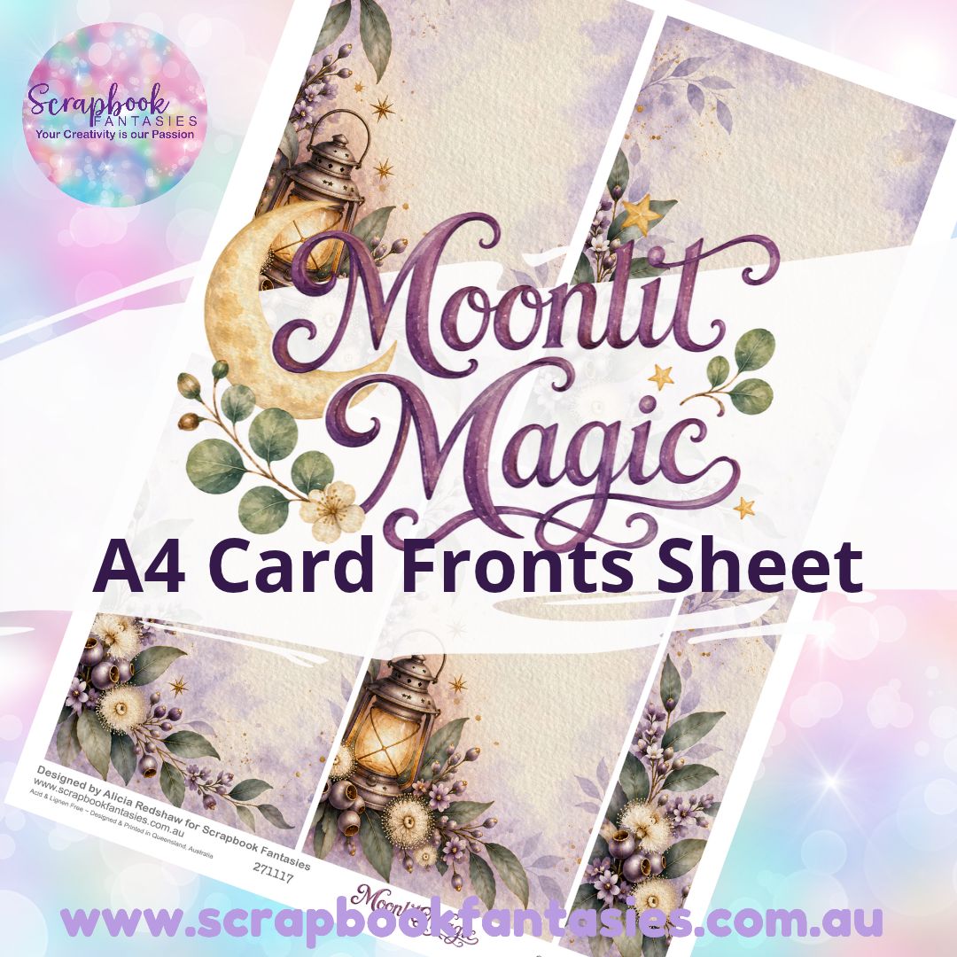 Moonlit Magic A4 Card Fronts Sheet 6 271117