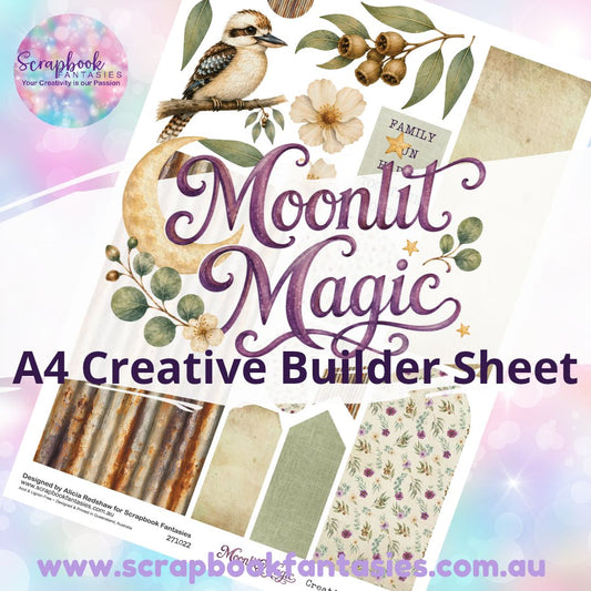 Moonlit Magic A4 Creative Builder Sheet - Kookaburra 271022